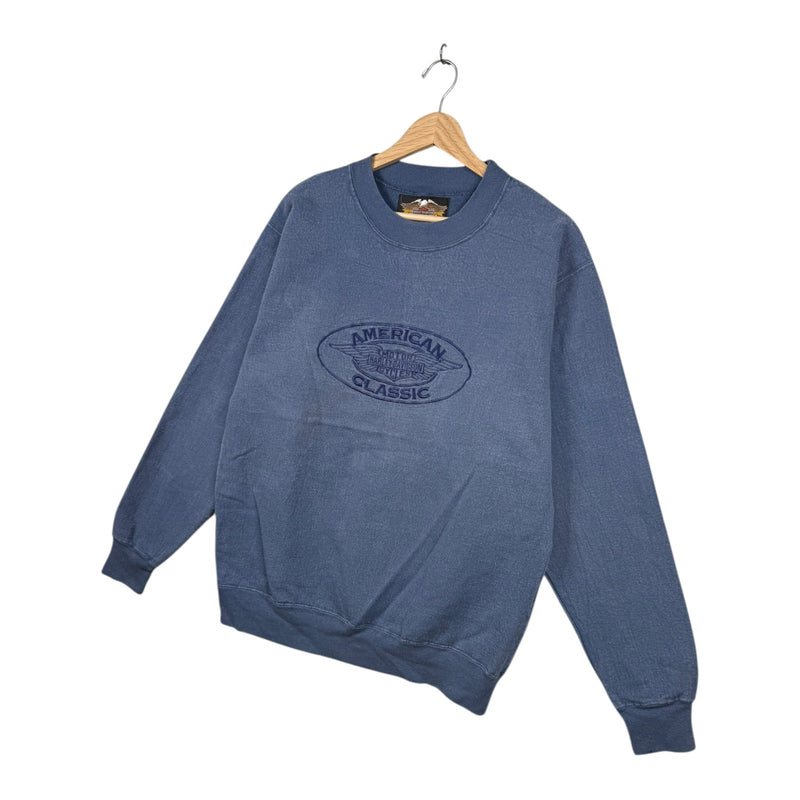 Vintage Harley Davidson American Embroidered Crewneck