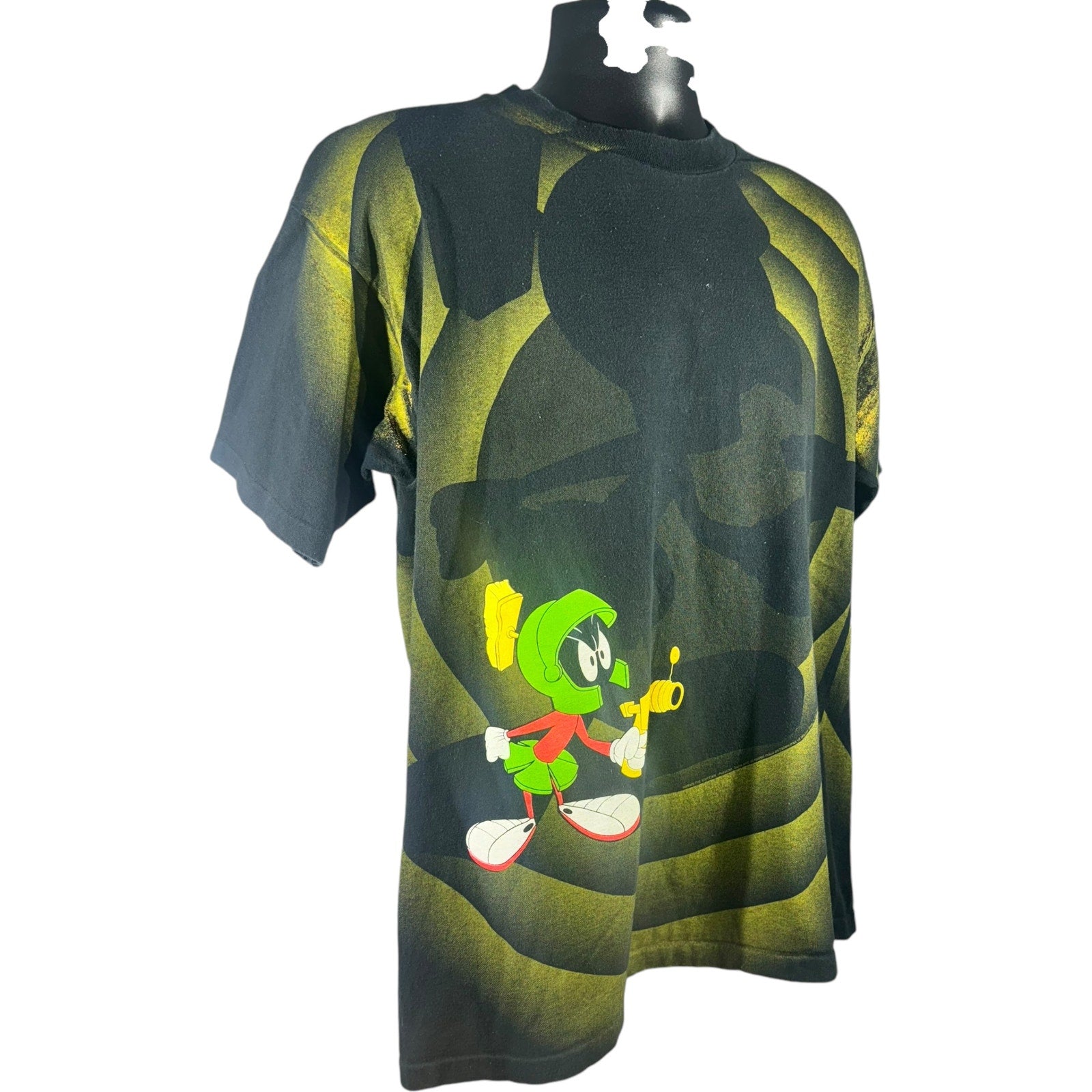 Vintage Looney Tunes Marvin The Martian Shadow AOP Tee