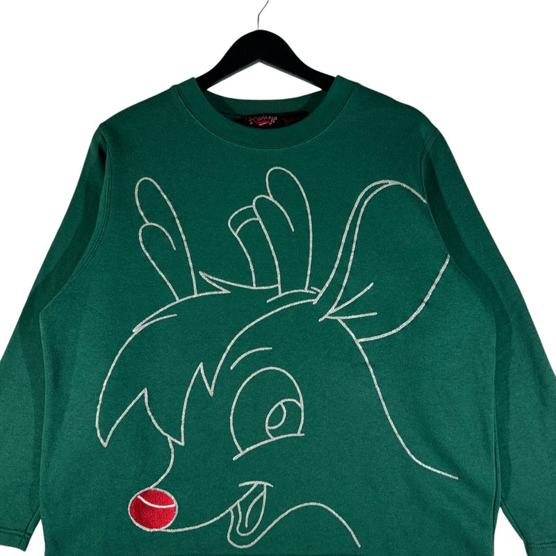 Vintage Rudolph The Red Nosed Reindeer Crewneck