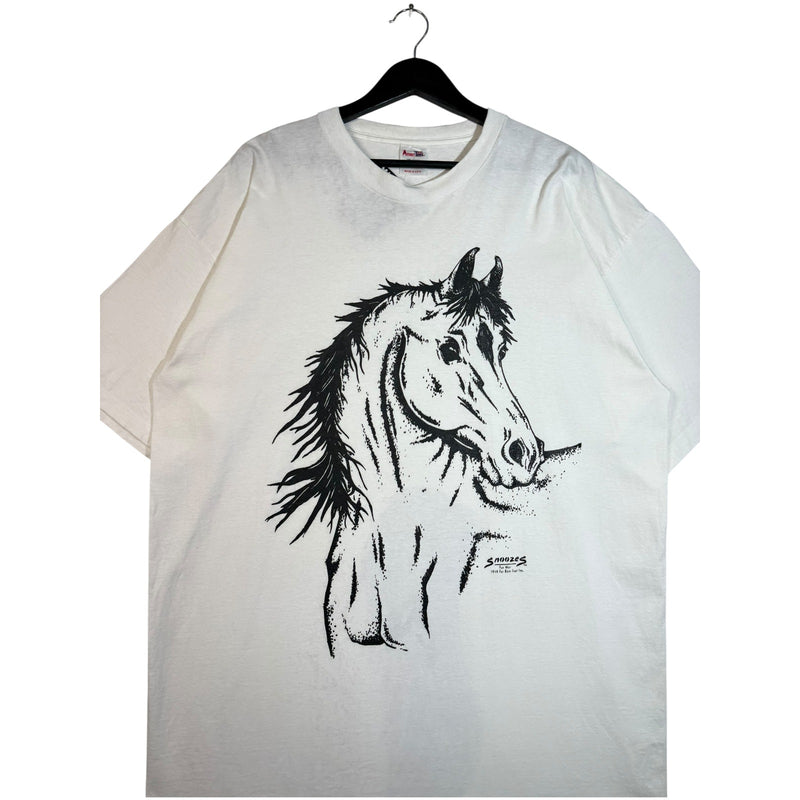 Vintage Horse Front & Back Art Nature T-Shirt