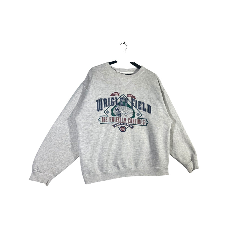 Vintage Wrigley Field The Friendly Confines Chicago Cubs Sweatshirt