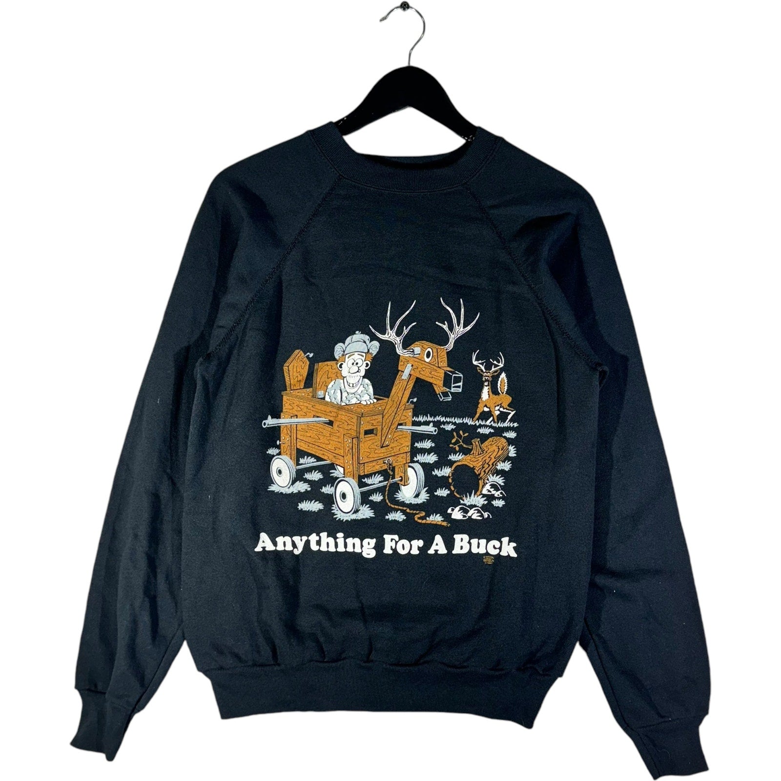 Vintage Anything For A Buck Comedic Hunting Crewneck 90's