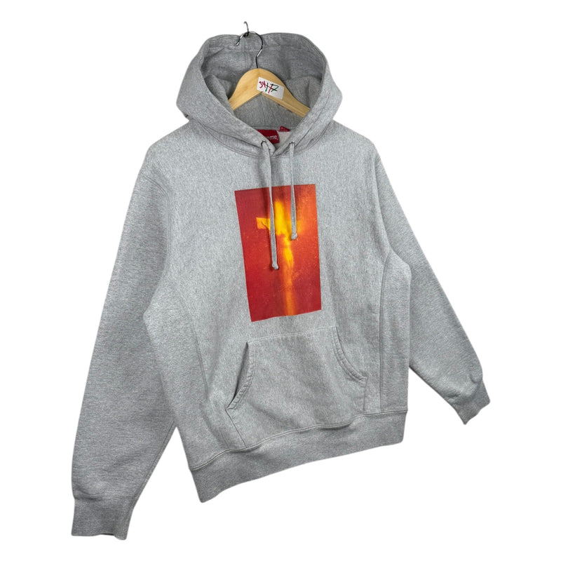 Vintage Supreme Christianity Cross Graphic Hoodie