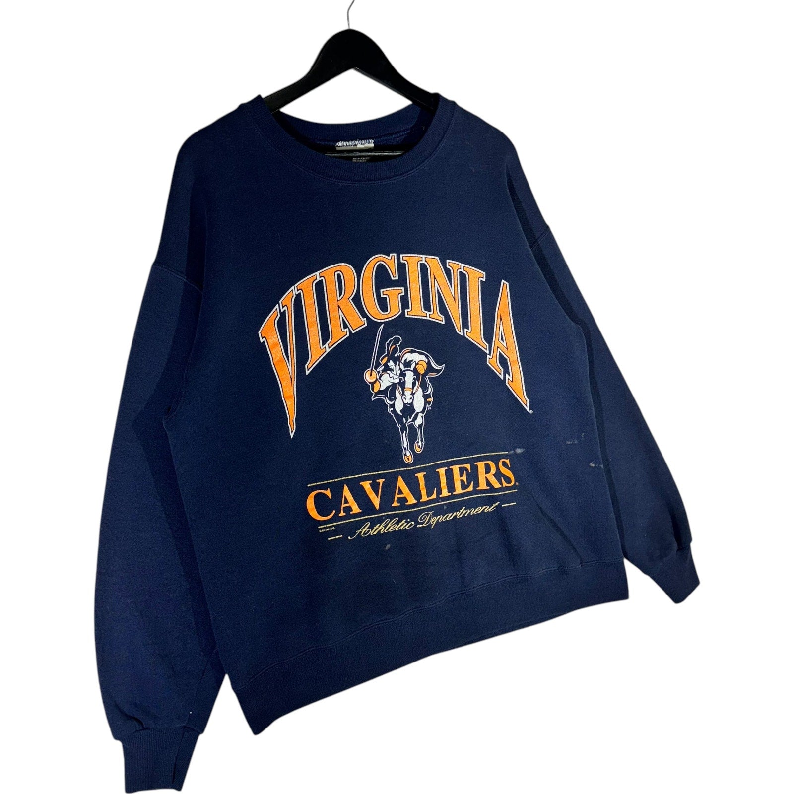 Vintage University Of Virginia Cavaliers Spellout Crewneck