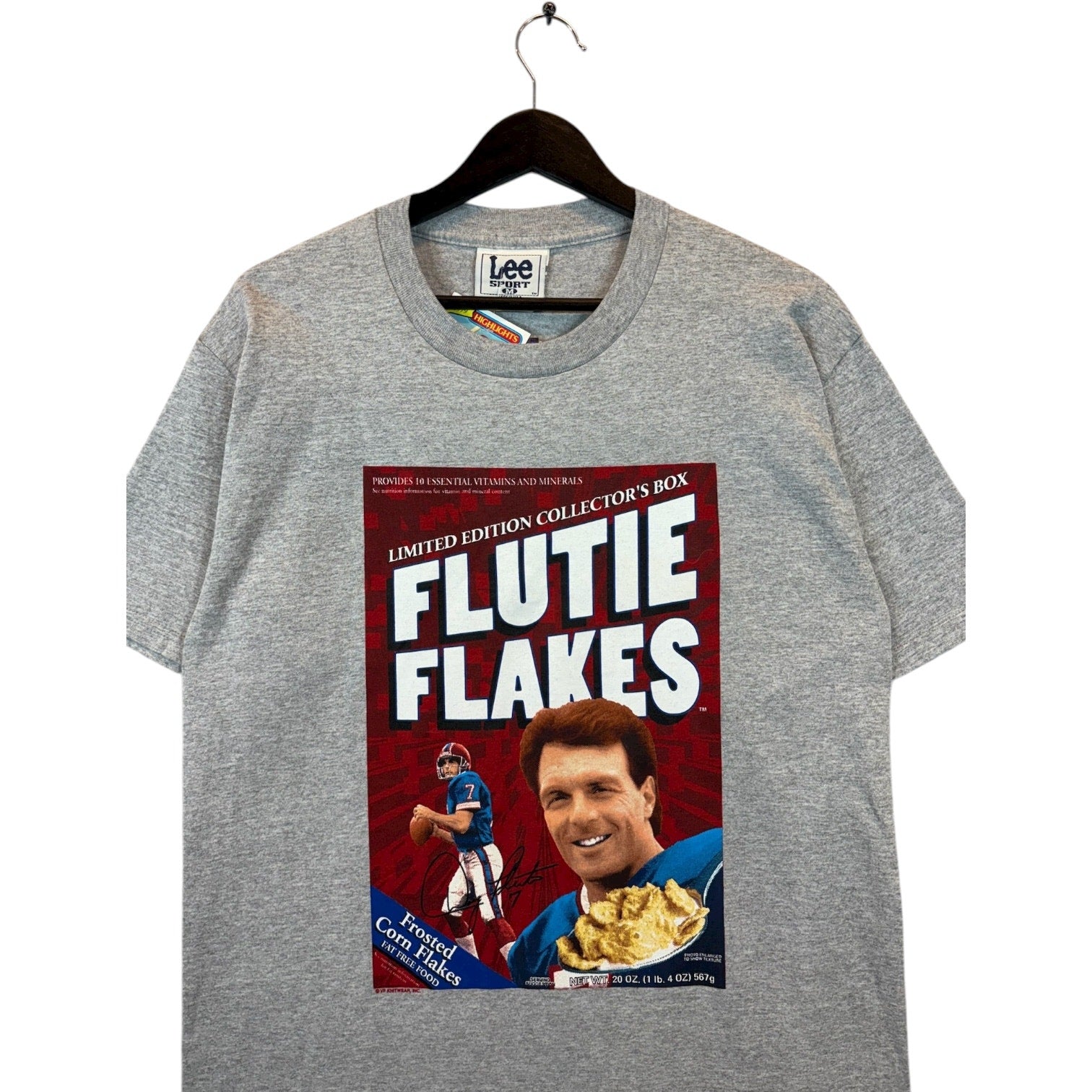 Vintage Lee Flutie Flakes Doug Flutie NFL T-Shirt