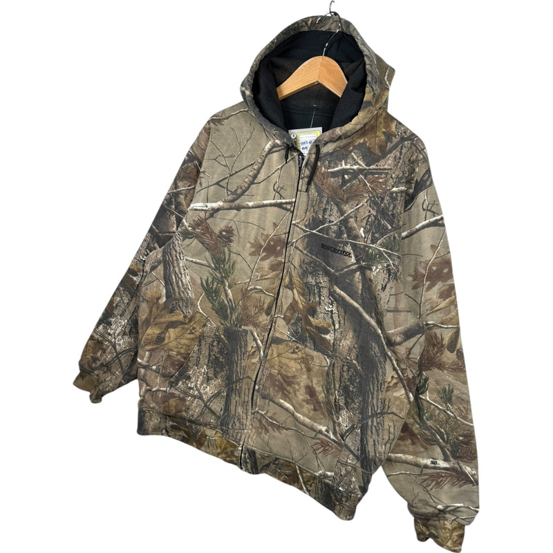 Vintage Winchester Camo Reversible Full Zip Hoodie