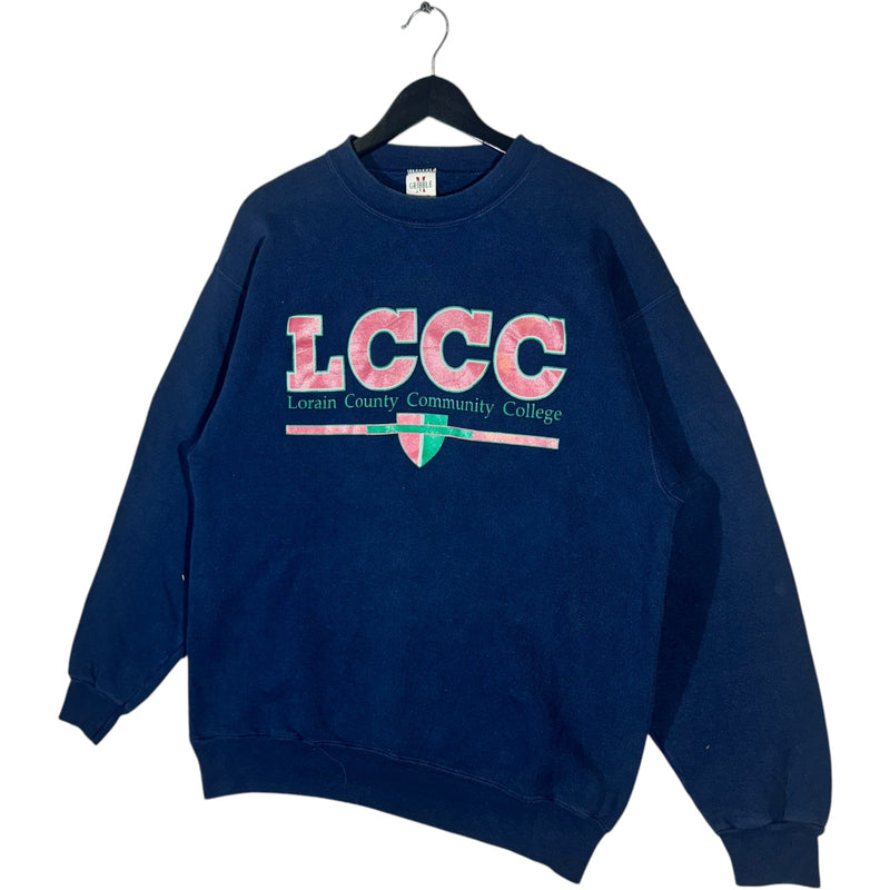 Vintage Lorain County Community College Crewneck