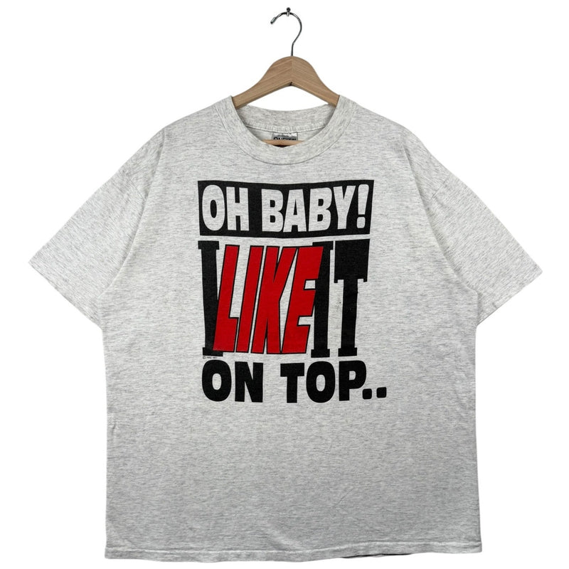 Vintage Oh Baby Like It On Top Graphic T-Shirt