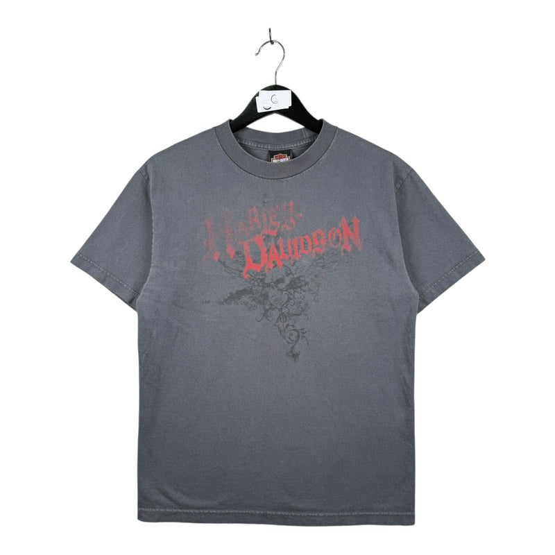 Vintage Harley Davidson Flames Graphic T-Shirt