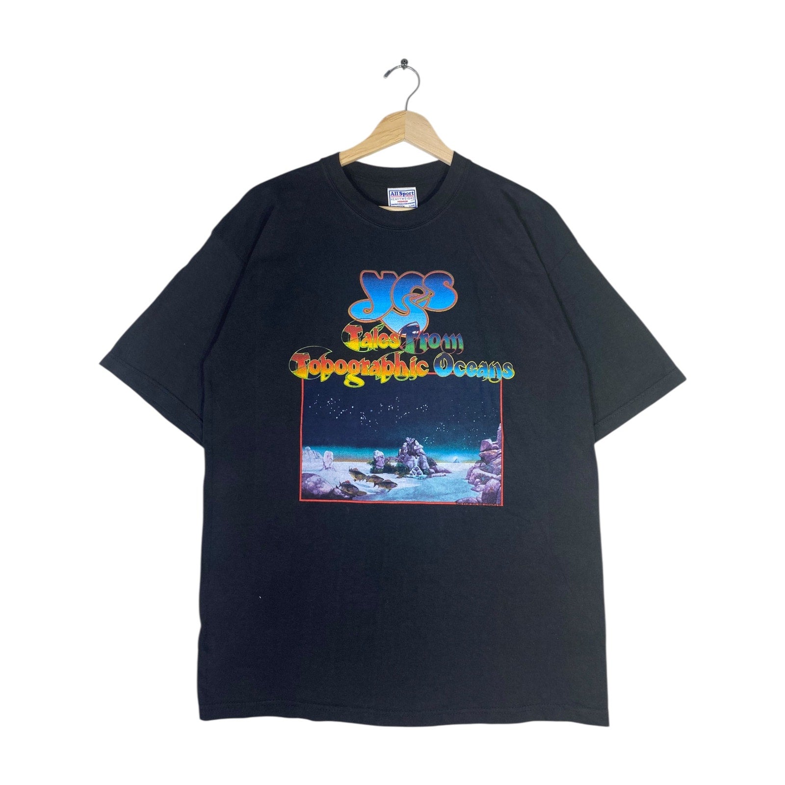 Vintage Yes Graphic Print T-Shirt