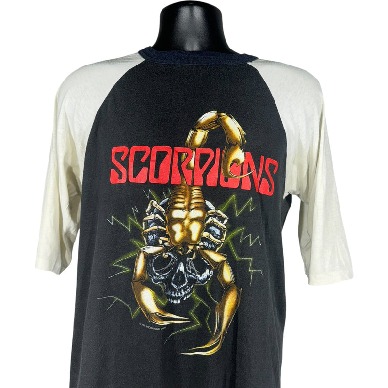 Vintage Scorpions Raglan Tour Tee 1988