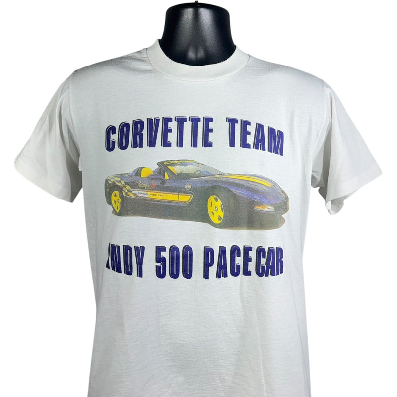 Vintage Walk America Indy 500 Pace Car Corvette Team Tee 90s