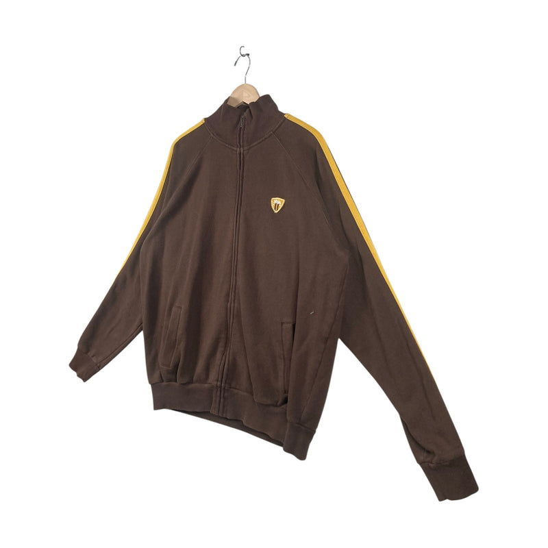 Vintage Mossimo Striped Full Zip Track Jacket