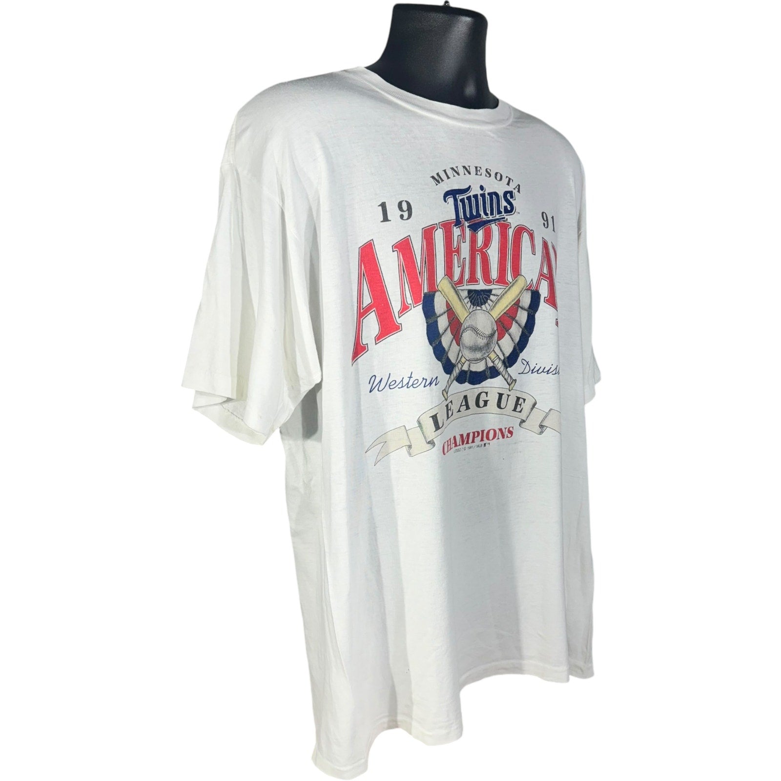 Vintage Minnesota Twins League Champions Tee 1991