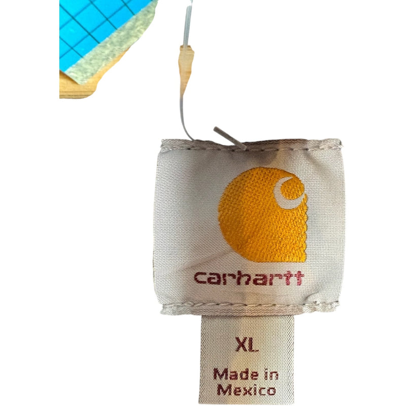 Vintage Carhartt Quilted Full Zip Hooded Workwear Jacket