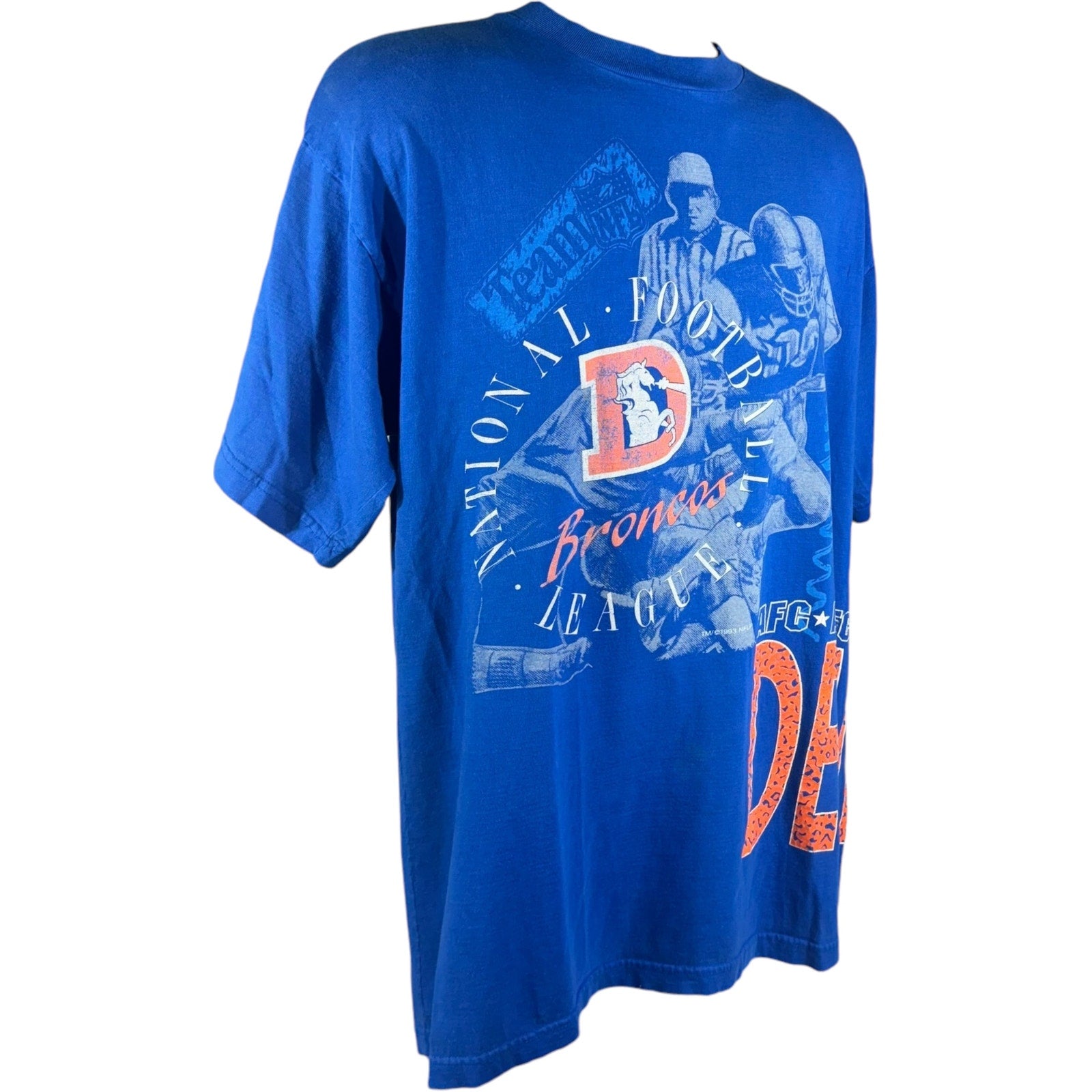 Vintage Denver Broncos Wrap Around AOP Tee