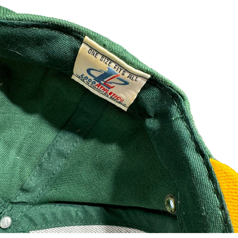 Vintage Logo Athletic Green Bay Packers Strapback Hat