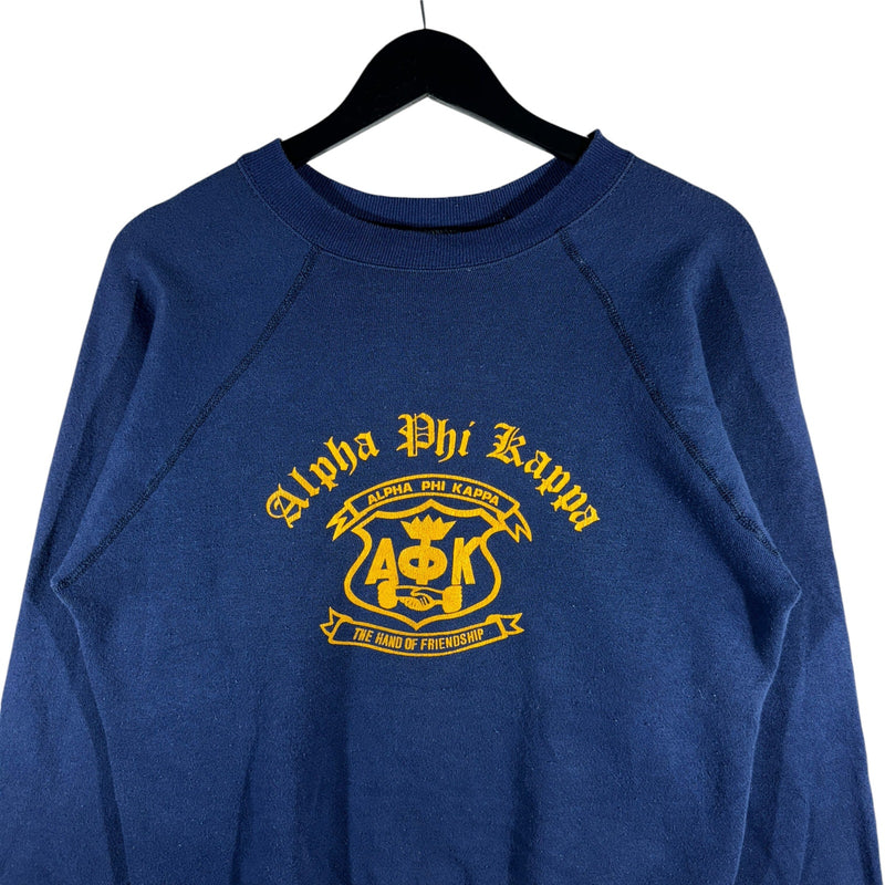 Vintage  Alpha Phi Kappa Fraternity Crewneck