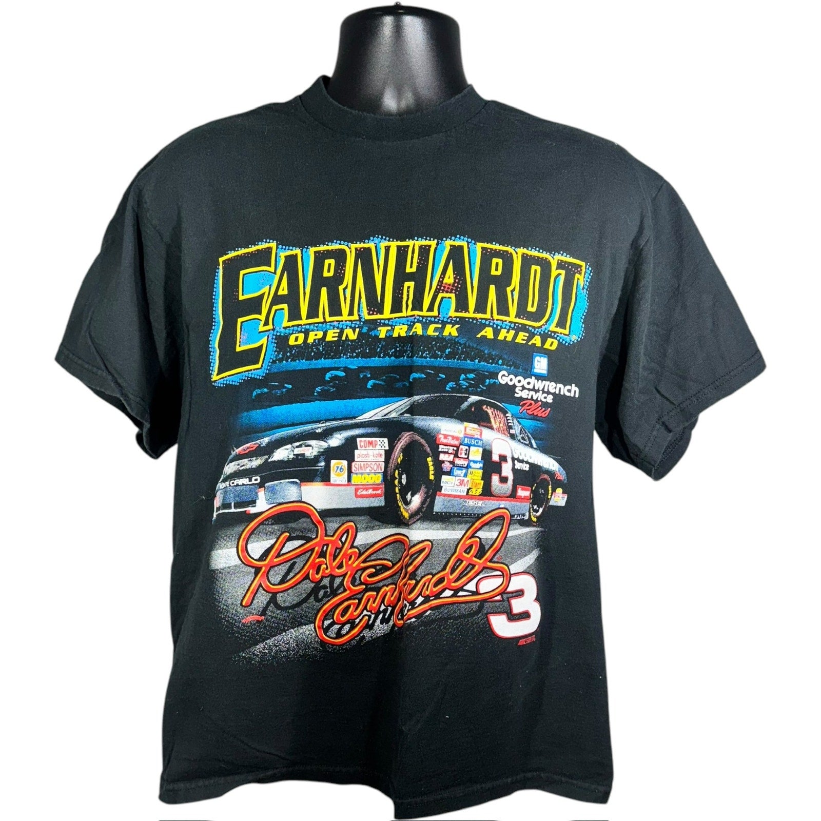 Vintage NASCAR Dale Earnhardt "Open Track Ahead" Racing Tee