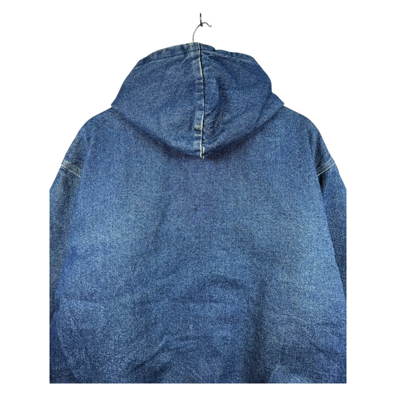 Vintage Carhartt Denim Workwear Full Zip Jacket