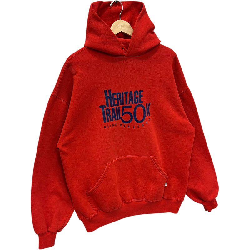 Vintage Russell Heritage Trail 50k Marathon Souvenir Hoodie