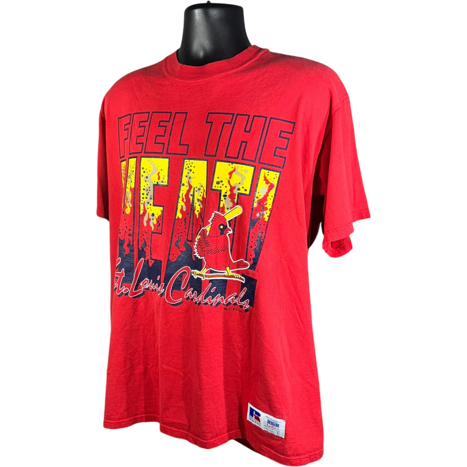 Vintage MLB St. Louis Cardinals Feel The Heat Tee 1994