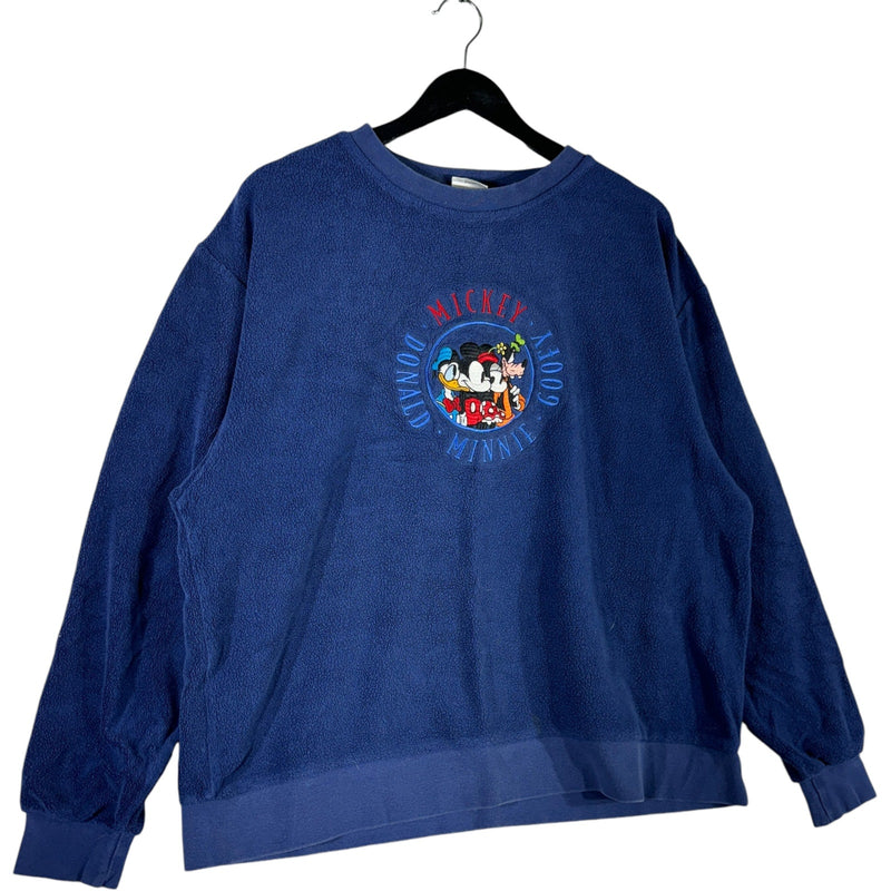 Vintage Disney "Mickey Minnie Donald Goofy" Characters Crewneck