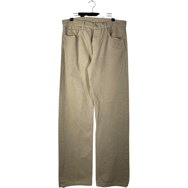 Vintage Levi's 502 Straight Khaki Jeans 34x32