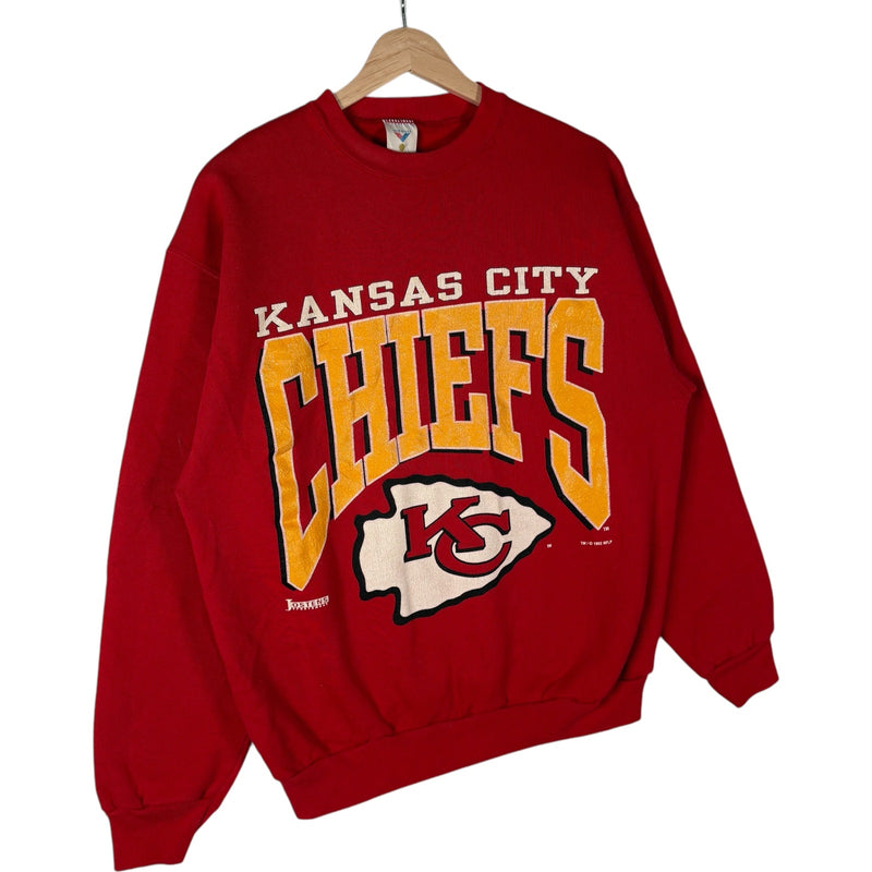 Vintage Kansas City Chiefs NFL Spellout Crewneck 90s