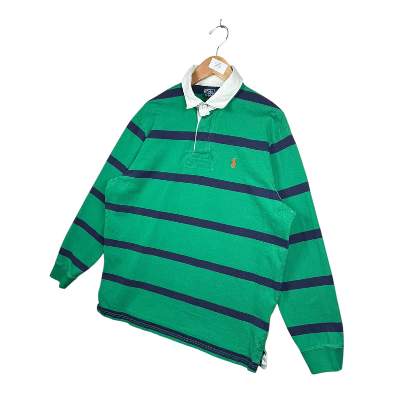 Vintage Polo Ralph Lauren Striped Long Sleeve Rugby Shirt