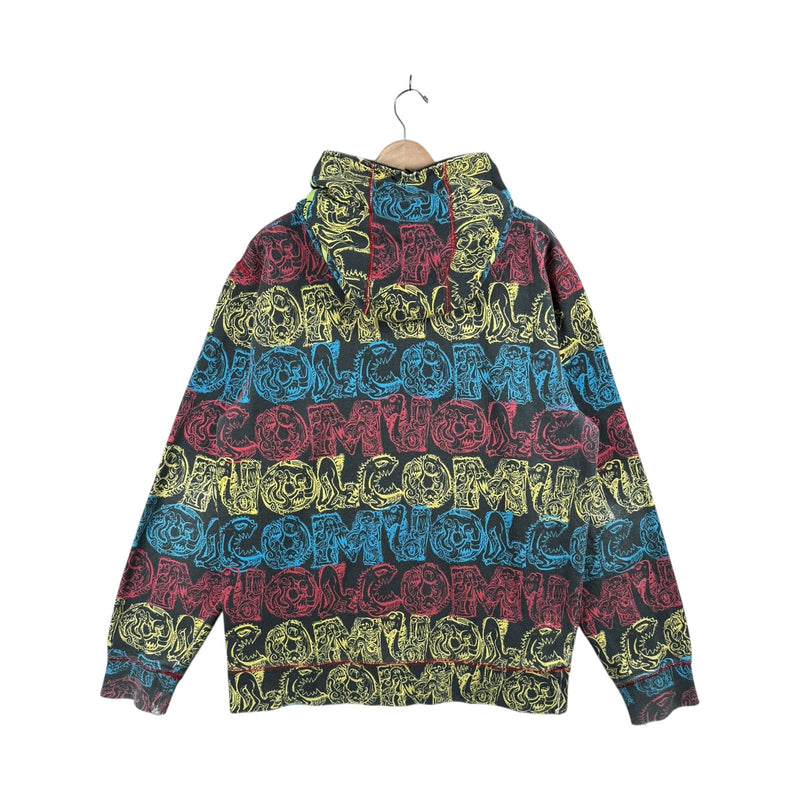 Vintage Volcom Full Zip Face Mask Hoodie