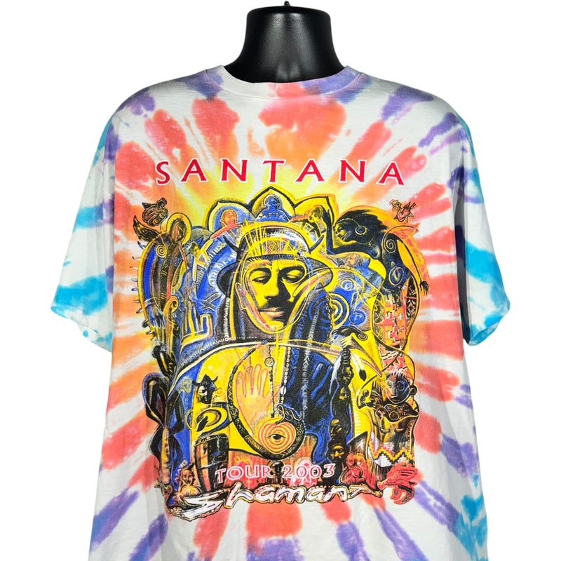 Vintage Santana Tie Dye Tour Tee 2003