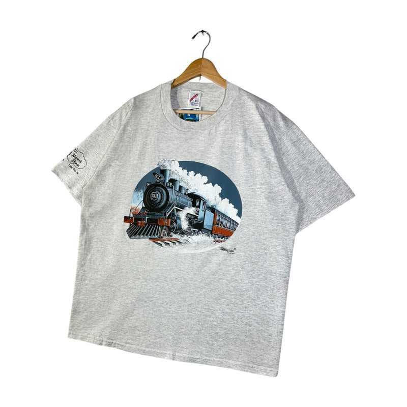 Vintage Steam Engine Locomotive Train T-Shirt