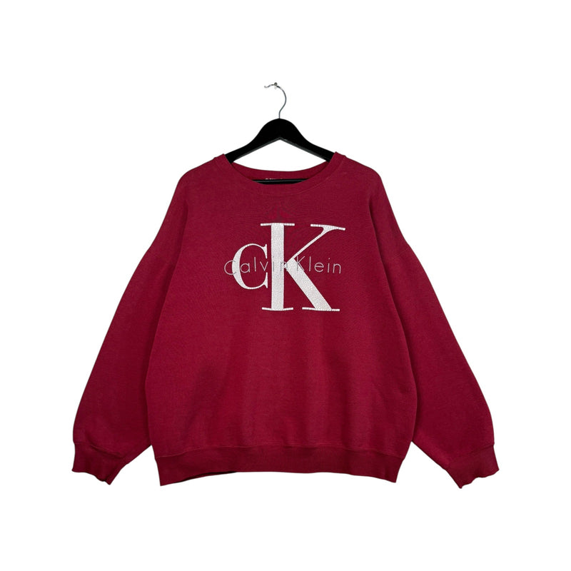 Vintage Calvin Klein Chest Logo Crewneck