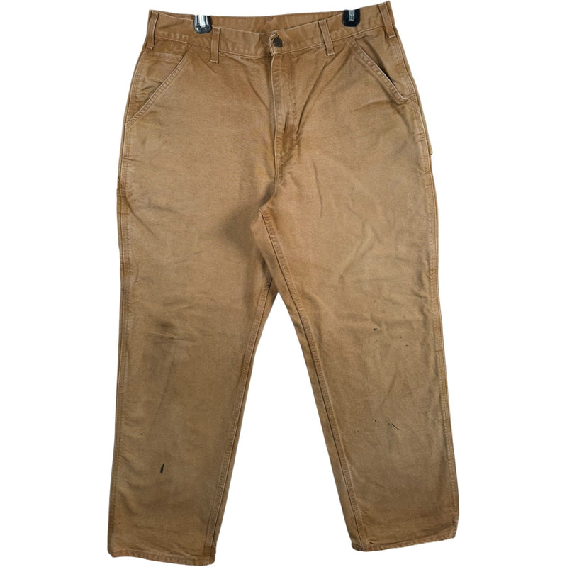 Vintage Carhartt Carpenter Canvas Utility Work Pants 36