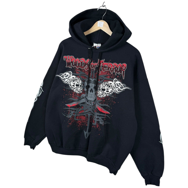 Vintage Woods of Terror Skulls & Tribal Hoodie