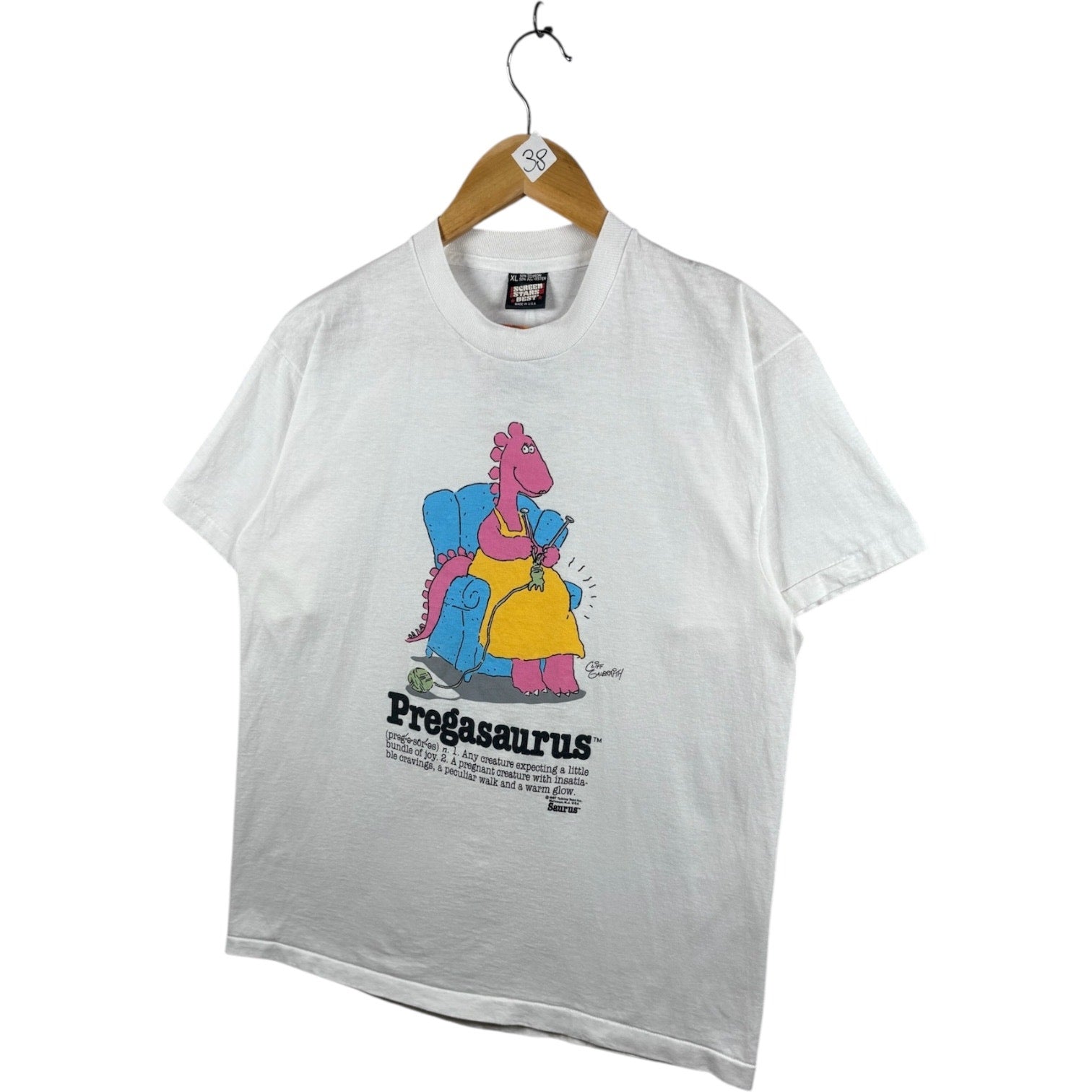 Vintage Dinosaur Maternity Graphic T-Shirt