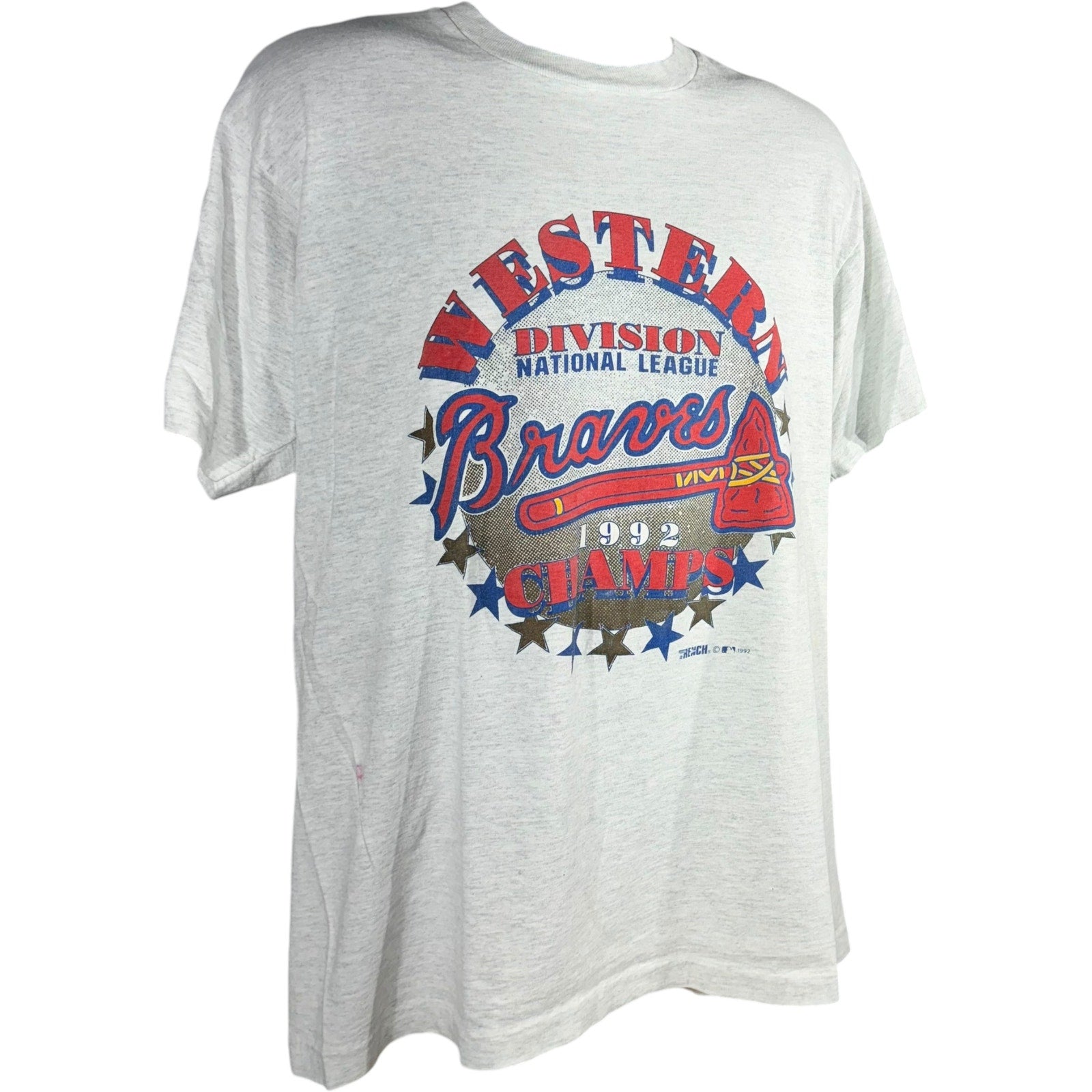 Vintage Atlanta Braves Division Champions Tee 1992