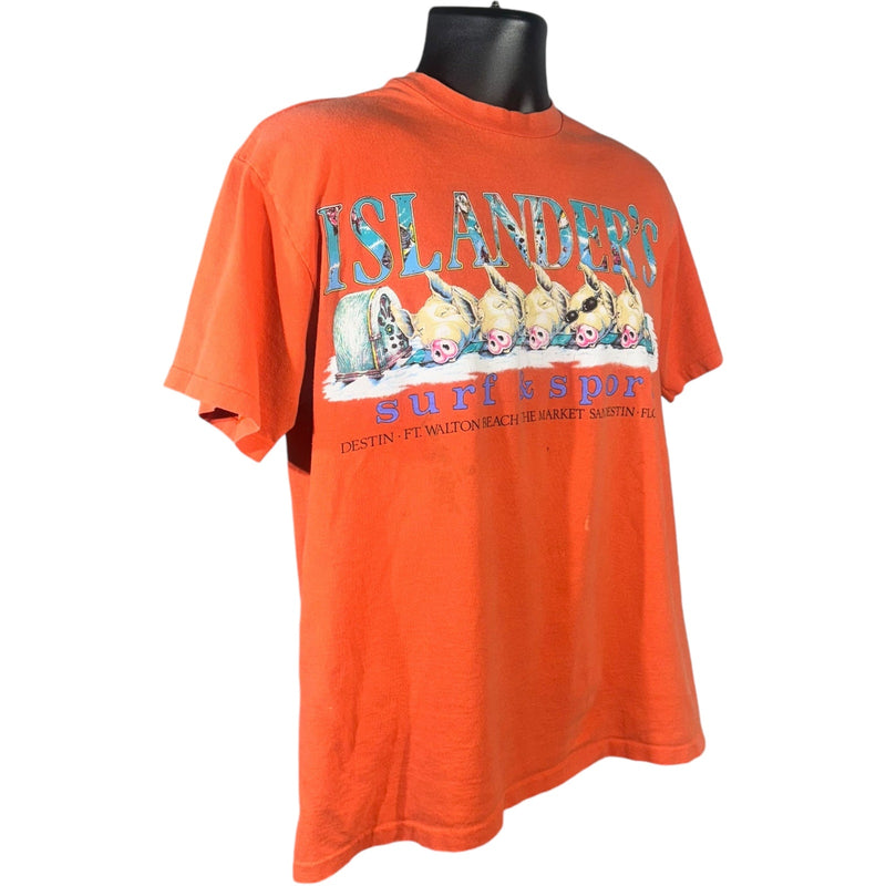 Vintage Islander's Surf and Sport Florida Souvenir Tee 90s