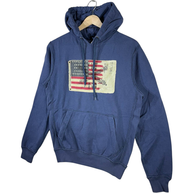 Vintage Polo Ralph Lauren American Flag Hoodie
