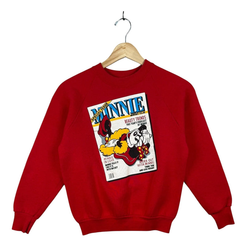 Vintage Mickey & Co Minnie Mouse Magazine Women's Crewneck
