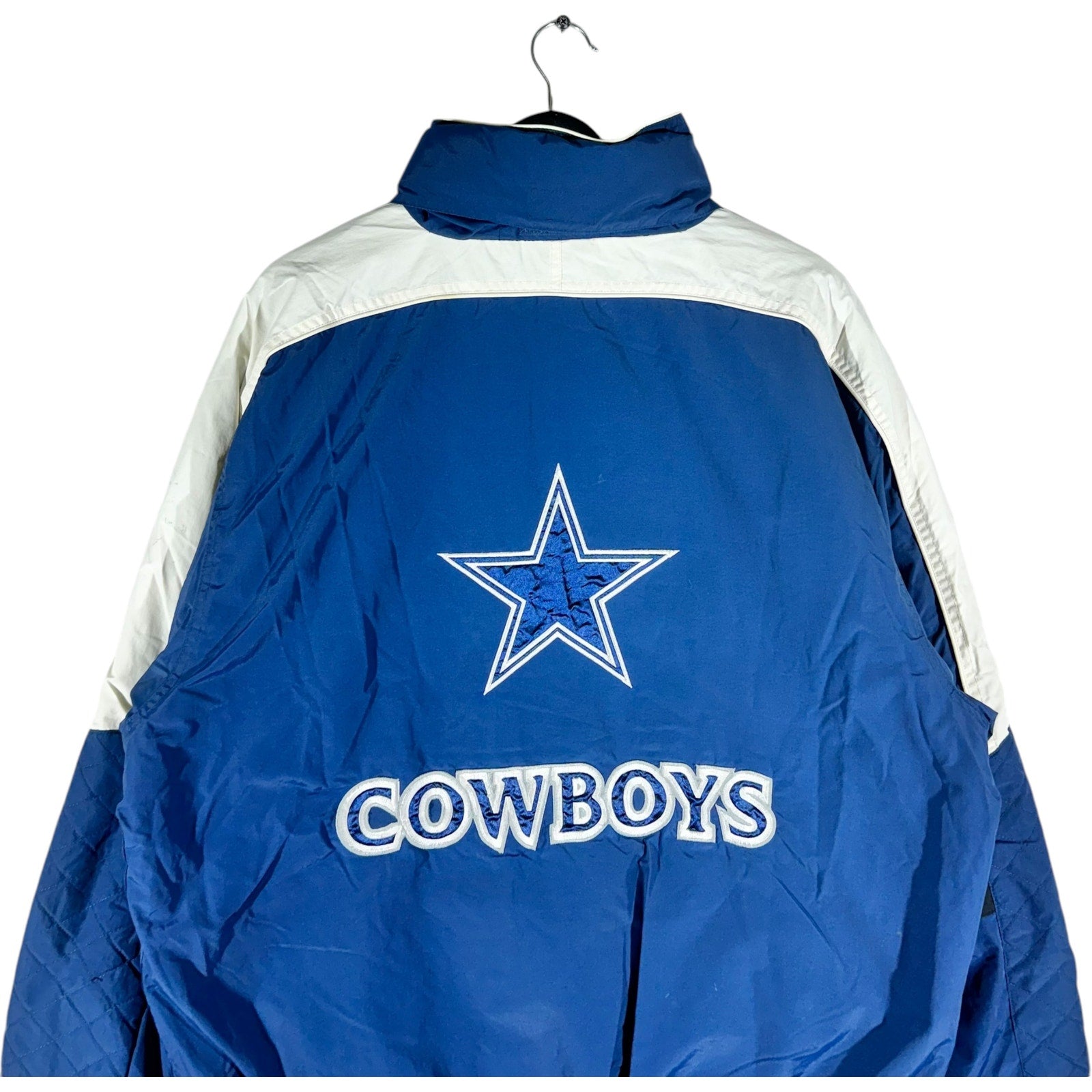 Vintage NFL Dallas Cowboys 1/4 Zip Puffer Jacket