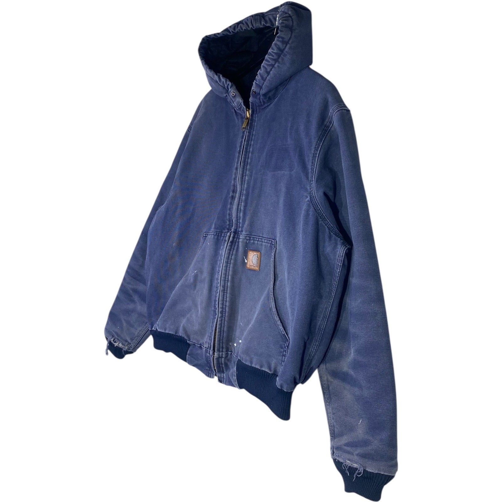 Vintage Carhartt Full Zip Workwear Hooded Jacket