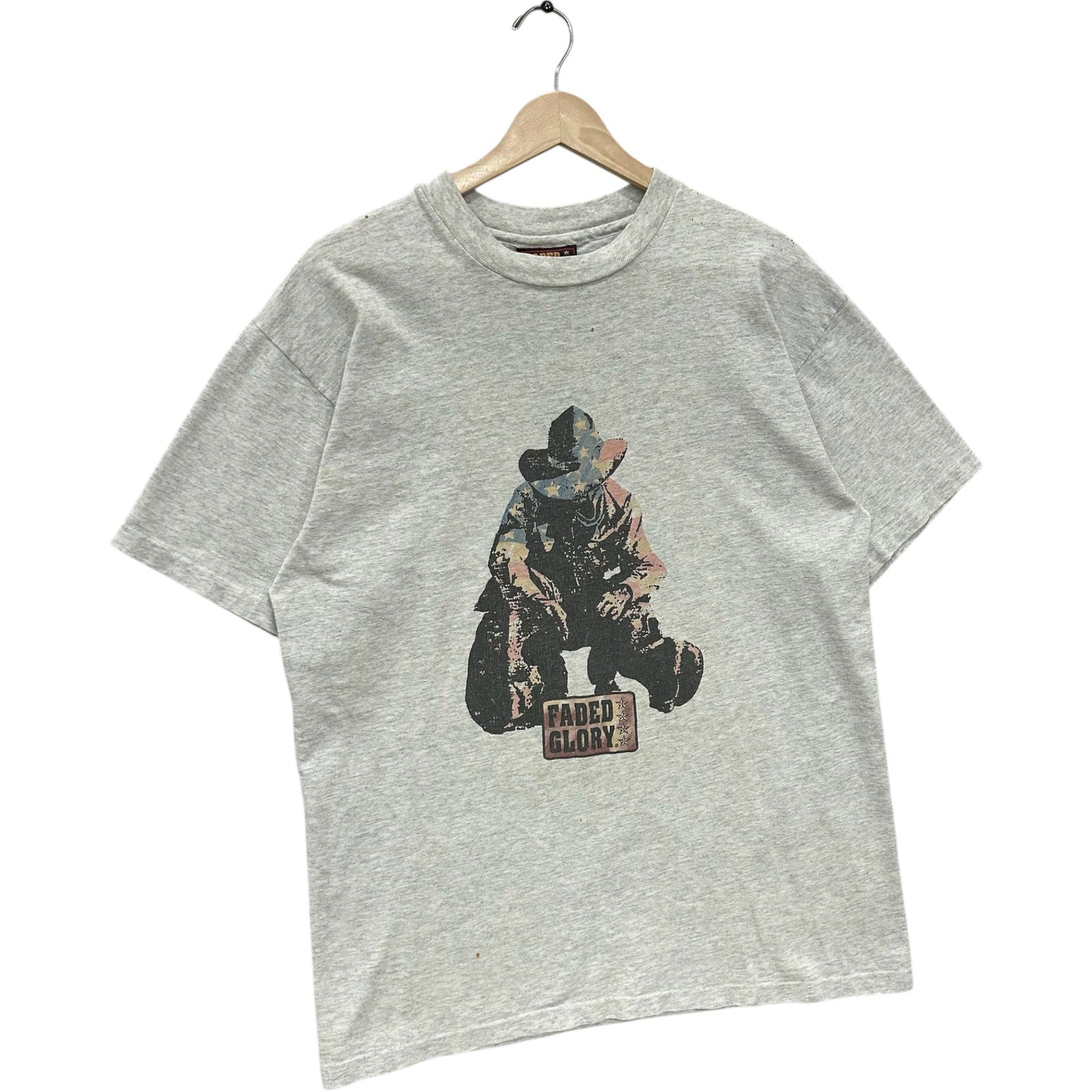 Vintage Faded Glory Western Cowboy Tee