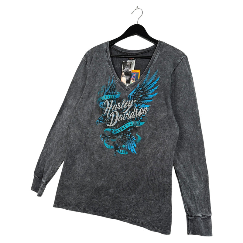 Vintage Women's Harley Davidson Deadwood SD Long Sleeve