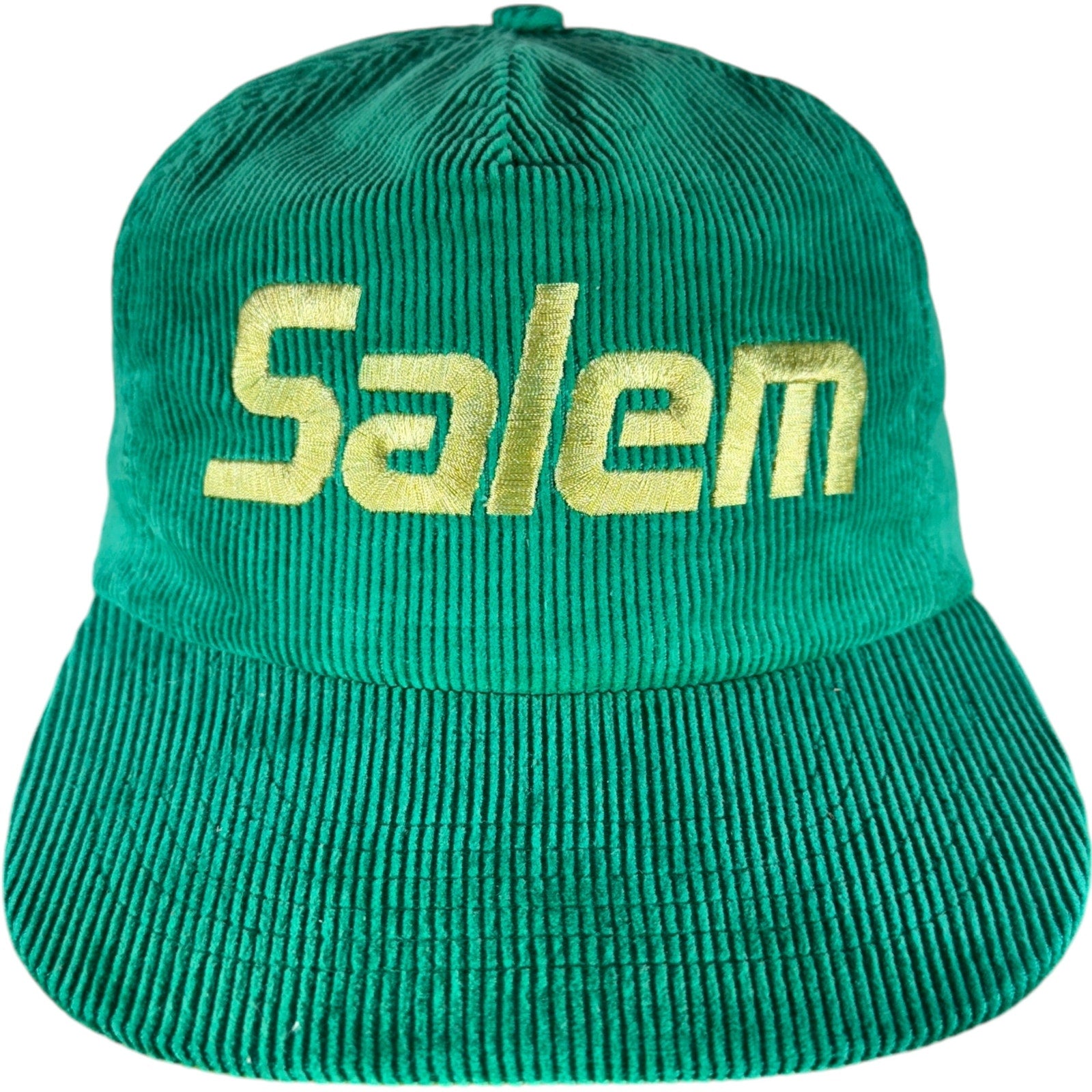 Vintage Salem Spell Out Corduroy Snapback Hat