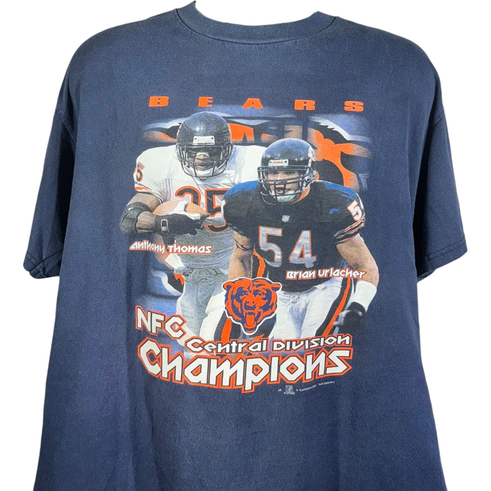 Vintage Sport Attack NFL Chicago Bears NFC Champs 2002 Tee