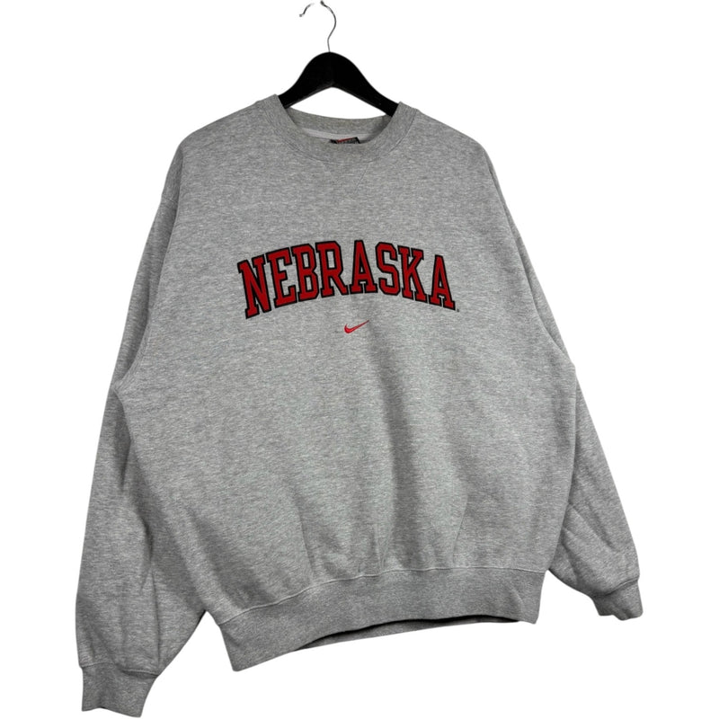 Vintage Nike Center Swoosh Nebraska University Crewneck
