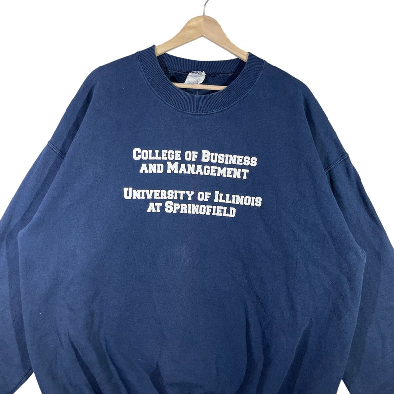 Vintage University Of Illinois At Springfield Crewneck