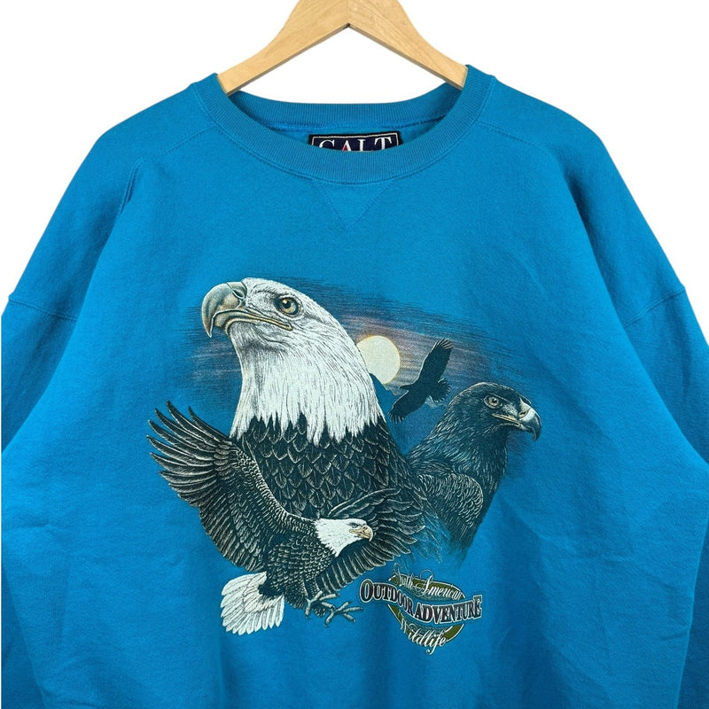 Vintage Bald Eagle Graphic Crewneck